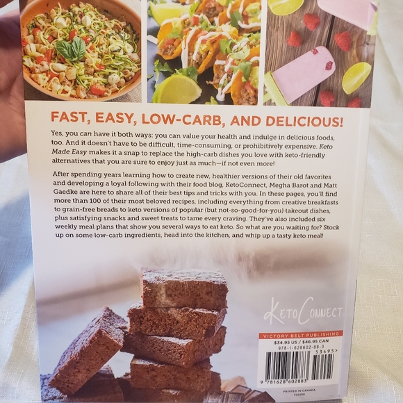 NWT Keto Made Easy Cookbook - Picture 2 of 8